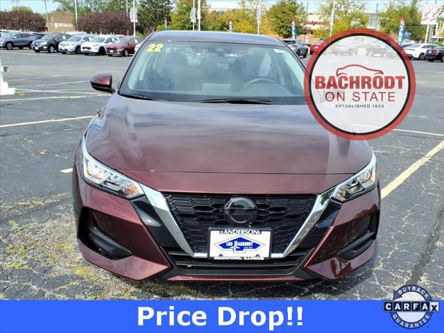 2022 Nissan Sentra SV Xtronic CVT 2022 Nissan Sentra SV Xtronic CVT