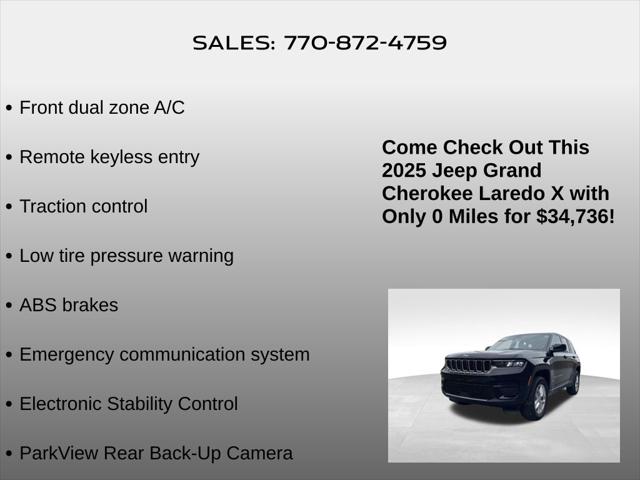 2025 Jeep Grand Cherokee Laredo X 4x4