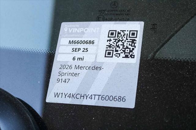 2026 Mercedes-Benz Sprinter Cargo Van High Roof 4-Cyl Diesel