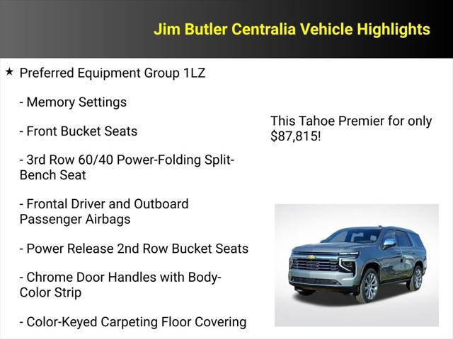 2026 Chevrolet Tahoe 4WD Premier