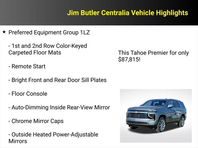 2026 Chevrolet Tahoe 4WD Premier