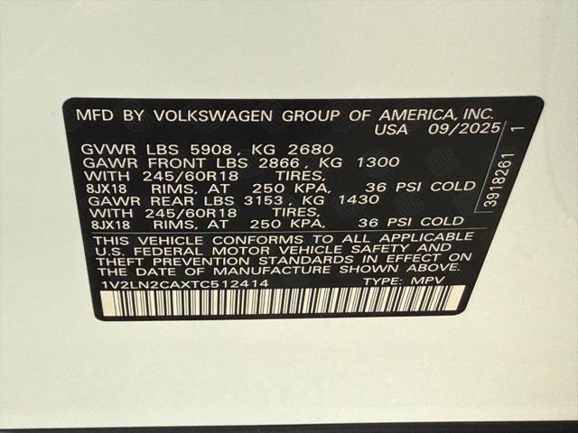 2026 Volkswagen Atlas 2.0T SE