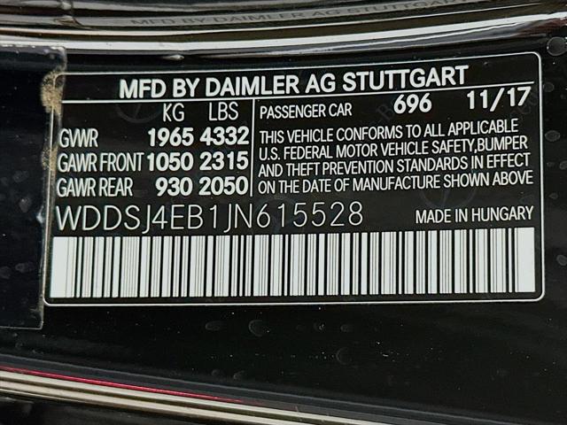2018 Mercedes-Benz CLA CLA 250