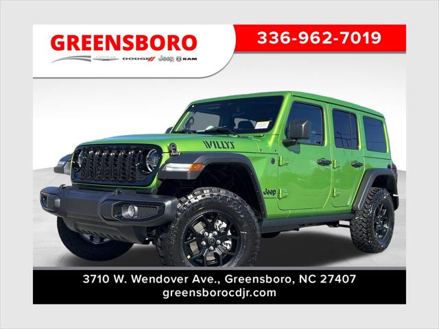 2026 Jeep Wrangler WRANGLER 4-DOOR WILLYS 2026 Jeep Wrangler WRANGLER 4-DOOR WILLYS