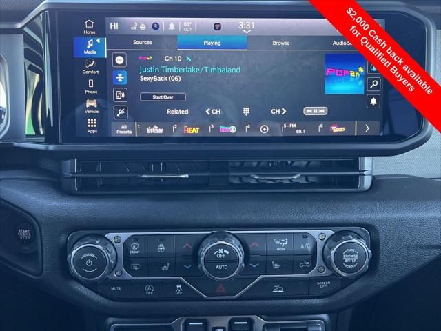 2026 Jeep Wrangler WRANGLER 4-DOOR WILLYS 2026 Jeep Wrangler WRANGLER 4-DOOR WILLYS