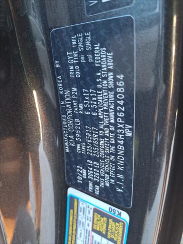2023 Kia Carnival MPV LX Seat Package
