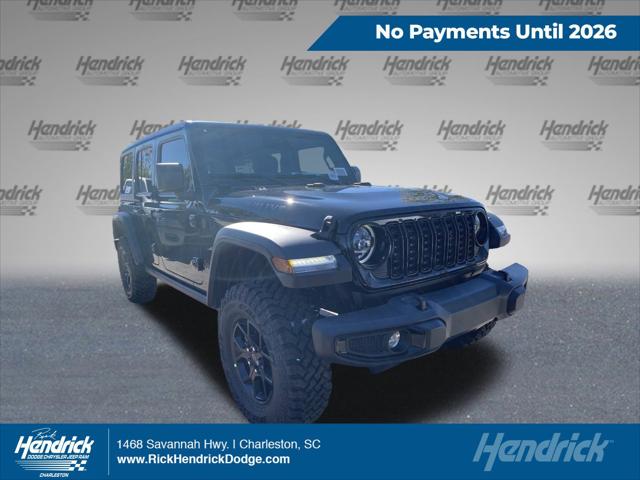 2026 Jeep Wrangler WRANGLER 4-DOOR WILLYS 2026 Jeep Wrangler WRANGLER 4-DOOR WILLYS