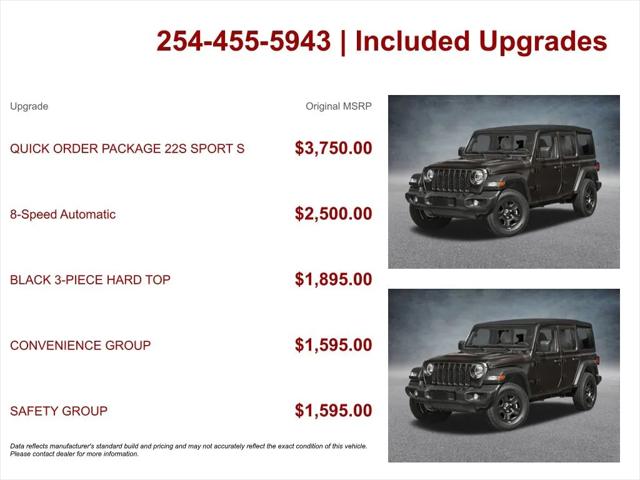 2026 Jeep Wrangler WRANGLER 2-DOOR SPORT S