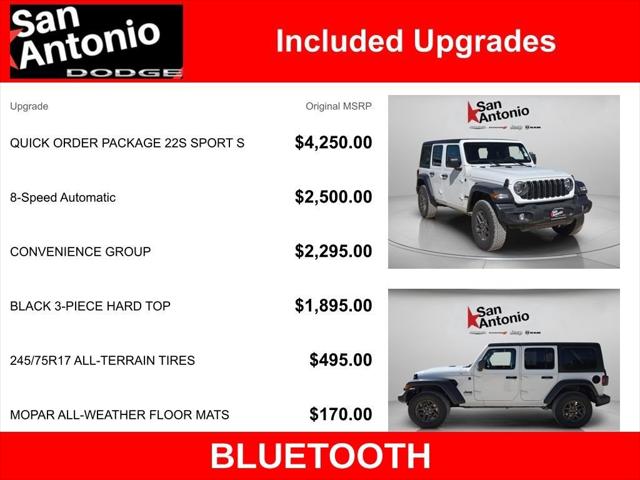 2026 Jeep Wrangler WRANGLER 4-DOOR SPORT S