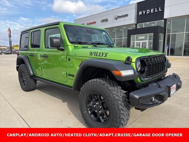 2026 Jeep Wrangler WRANGLER 4-DOOR WILLYS 2026 Jeep Wrangler WRANGLER 4-DOOR WILLYS