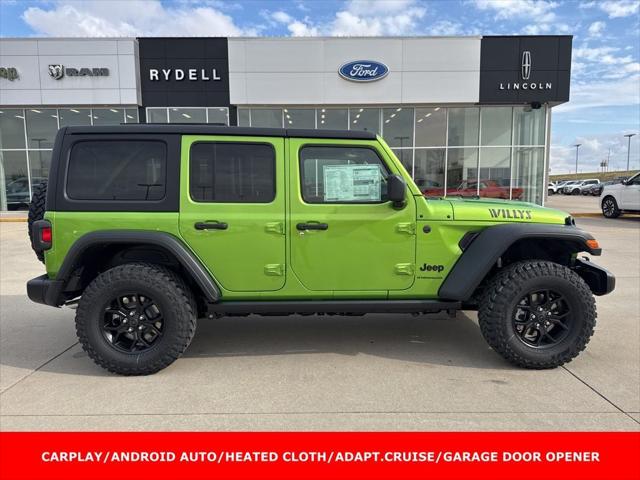 2026 Jeep Wrangler WRANGLER 4-DOOR WILLYS 2026 Jeep Wrangler WRANGLER 4-DOOR WILLYS