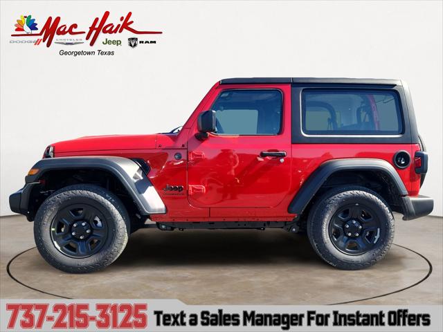 2026 Jeep Wrangler WRANGLER 2-DOOR SPORT 2026 Jeep Wrangler WRANGLER 2-DOOR SPORT