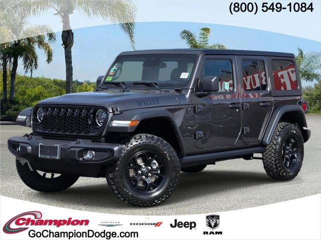2026 Jeep Wrangler WRANGLER 4-DOOR WILLYS 2026 Jeep Wrangler WRANGLER 4-DOOR WILLYS