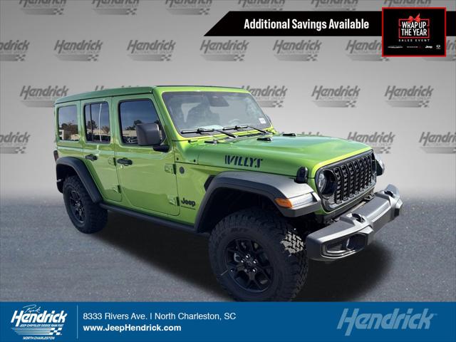 2026 Jeep Wrangler WRANGLER 4-DOOR WILLYS 2026 Jeep Wrangler WRANGLER 4-DOOR WILLYS
