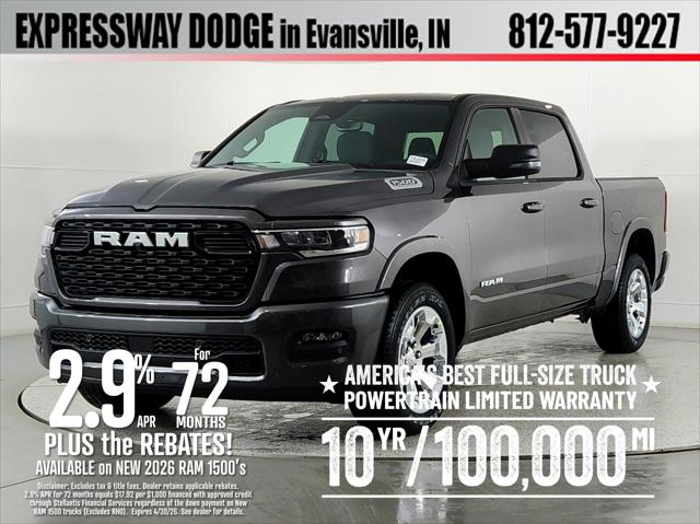 2026 RAM Ram 1500 RAM 1500 BIG HORN CREW CAB 4X4 57 BOX