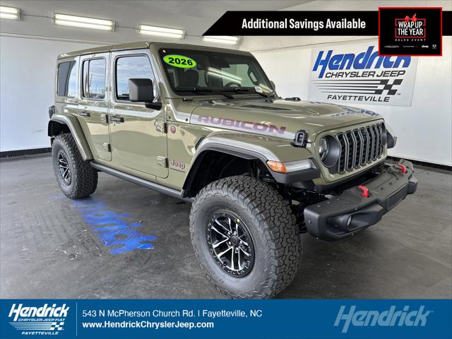 2026 Jeep Wrangler WRANGLER 4-DOOR RUBICON X 2026 Jeep Wrangler WRANGLER 4-DOOR RUBICON X
