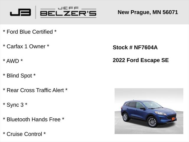 2022 Ford Escape SE 2022 Ford Escape SE