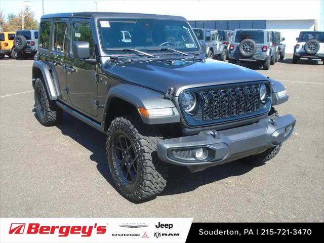 2024 Jeep Wrangler 4-Door Willys 4x4 2024 Jeep Wrangler 4-Door Willys 4x4