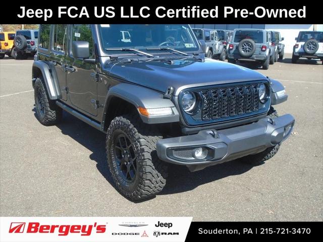 2024 Jeep Wrangler 4-Door Willys 4x4