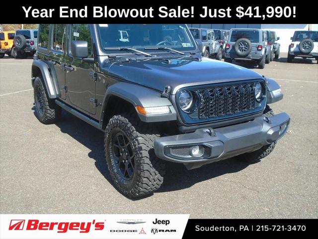 2024 Jeep Wrangler 4-Door Willys 4x4