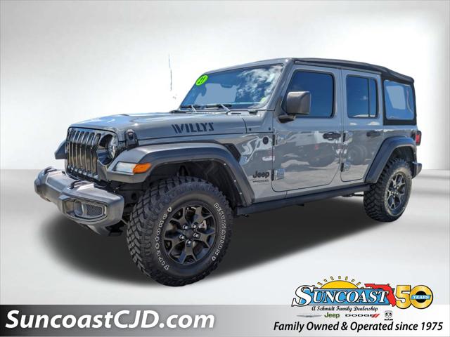 2021 Jeep Wrangler Unlimited Willys 4x4 2021 Jeep Wrangler Unlimited Willys 4x4