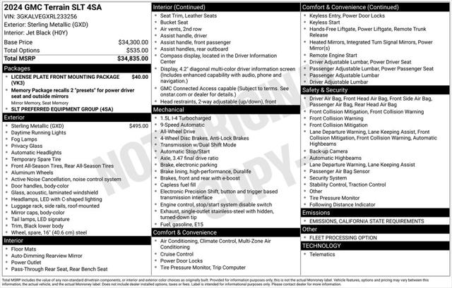 2024 GMC Terrain AWD SLT 2024 GMC Terrain AWD SLT