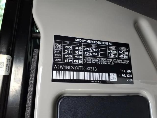 2026 Mercedes-Benz Sprinter 2500 High Roof 4-Cyl Diesel HO