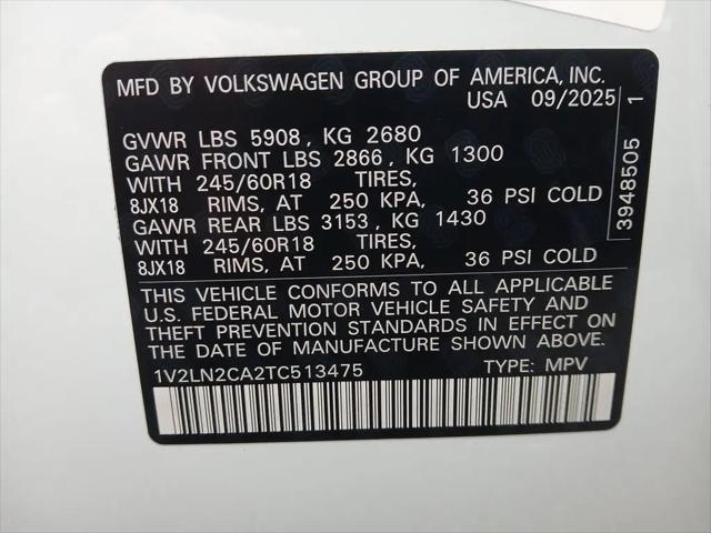 2026 Volkswagen Atlas SE