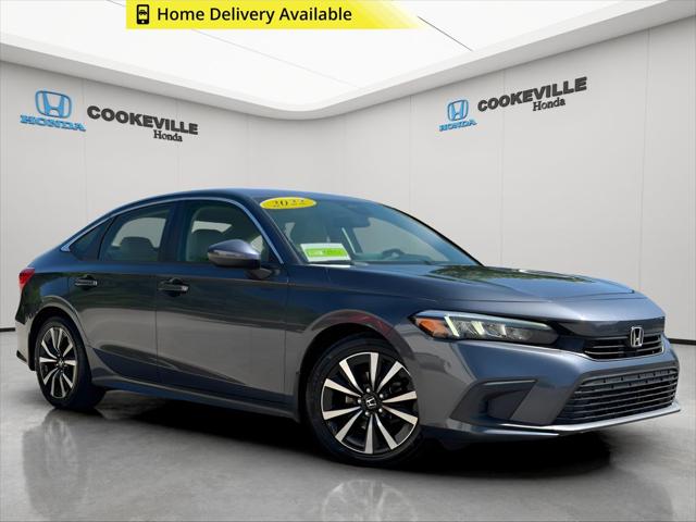 2022 Honda Civic EX for sale in Cooksville, TN