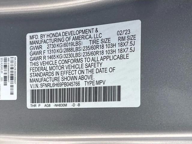 2023 Honda Odyssey EX-L