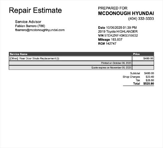 2019 Toyota Highlander SE