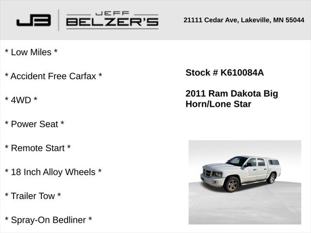2011 RAM Dakota Bighorn/Lonestar