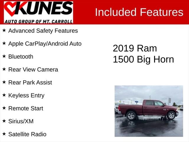 2019 RAM 1500 Classic Big Horn Crew Cab 4x4 64 Box 2019 RAM 1500 Classic Big Horn Crew Cab 4x4 64 Box