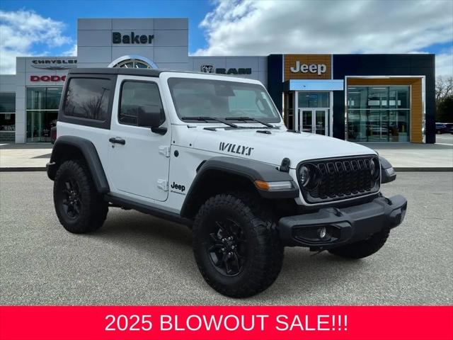 2025 Jeep Wrangler 2-Door Willys 4x4 for sale in Lowell, MI