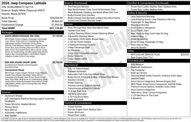 2026 Jeep Compass Latitude