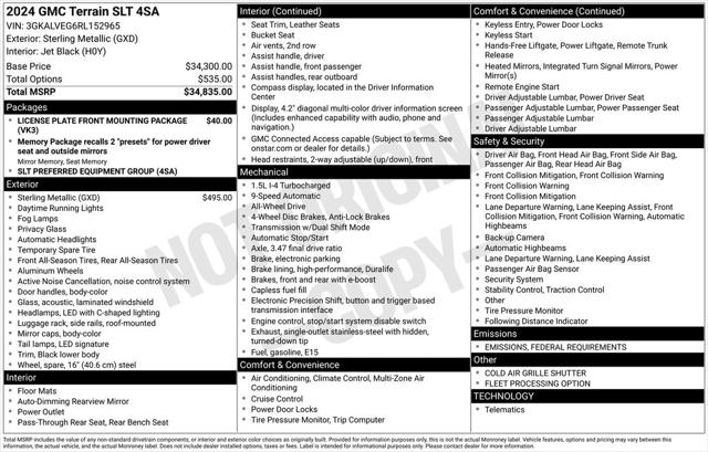 2024 GMC Terrain AWD SLT 2024 GMC Terrain AWD SLT