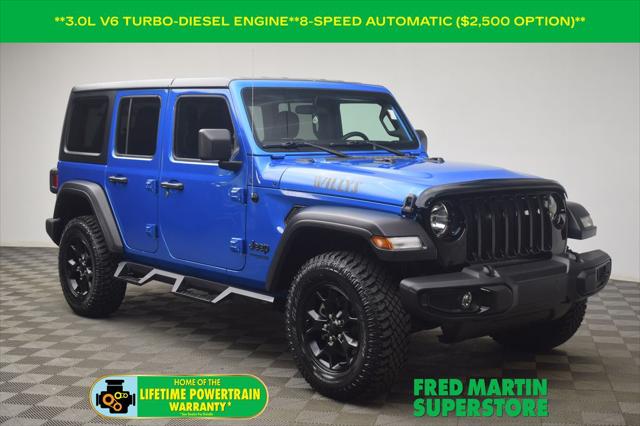 2022 Jeep Wrangler Unlimited Willys Sport 4x4 2022 Jeep Wrangler Unlimited Willys Sport 4x4