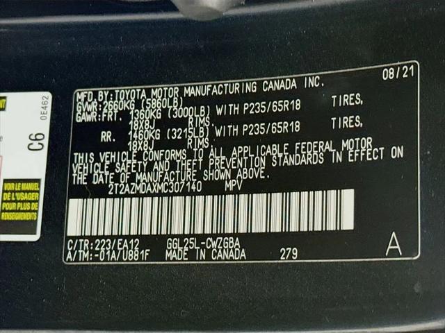 2021 Lexus RX 350 RX 350
