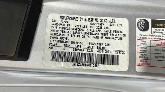 2025 Nissan Z Performance Automatic Transmission