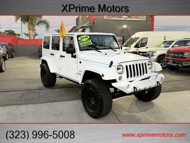 2016 Jeep Wrangler Unlimited Sahara for sale in South Gate, CA