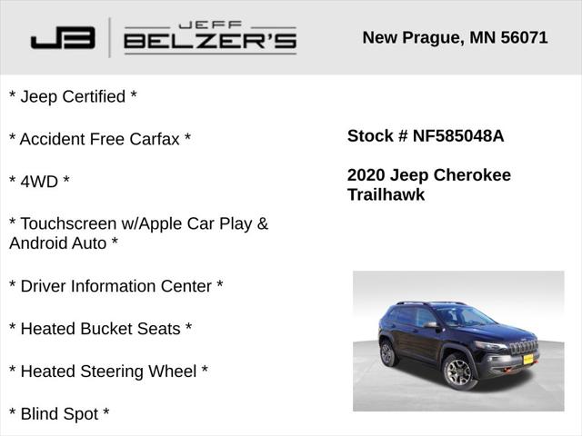 2020 Jeep Cherokee Trailhawk 4X4 2020 Jeep Cherokee Trailhawk 4X4