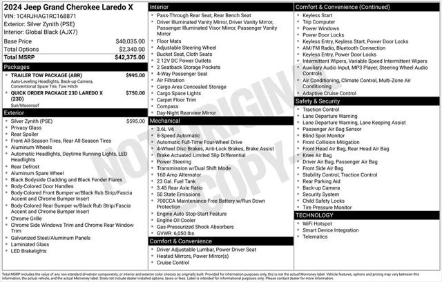 2024 Jeep Grand Cherokee Laredo X 4x4