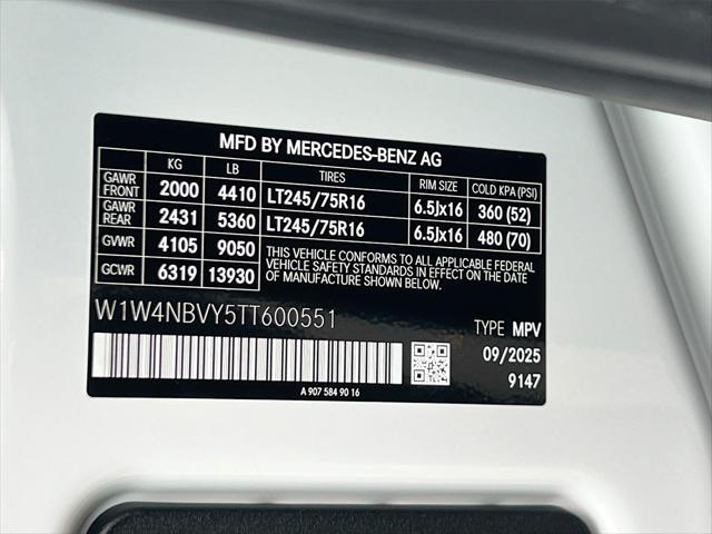 2026 Mercedes-Benz Sprinter Crew Van Standard Roof 4-Cyl Diesel HO