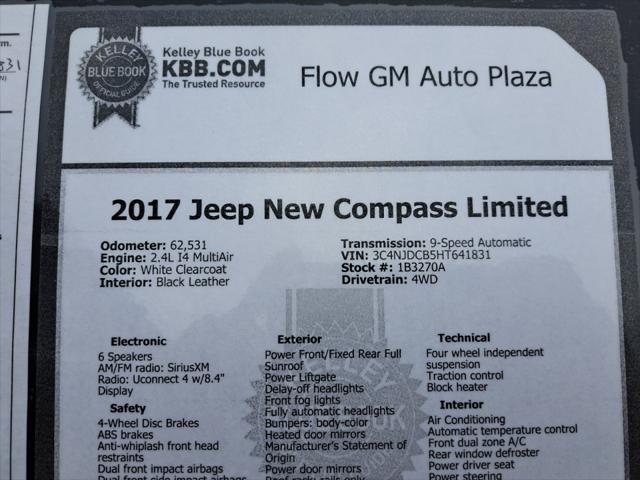 2017 Jeep Compass Limited 4x4