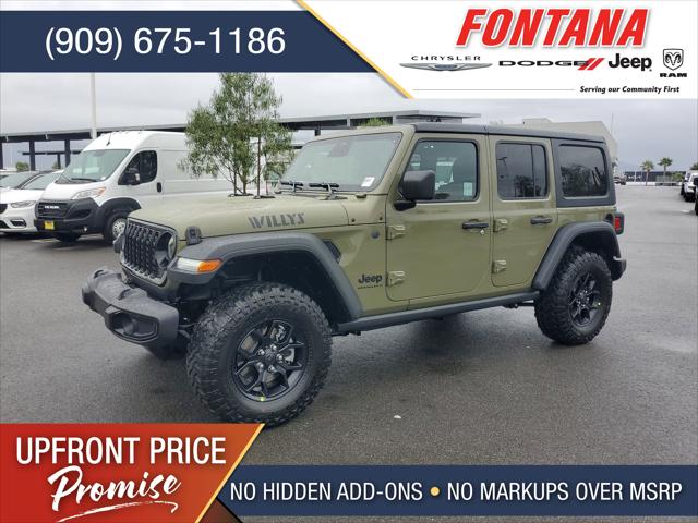 2026 Jeep Wrangler WRANGLER 4-DOOR WILLYS 2026 Jeep Wrangler WRANGLER 4-DOOR WILLYS