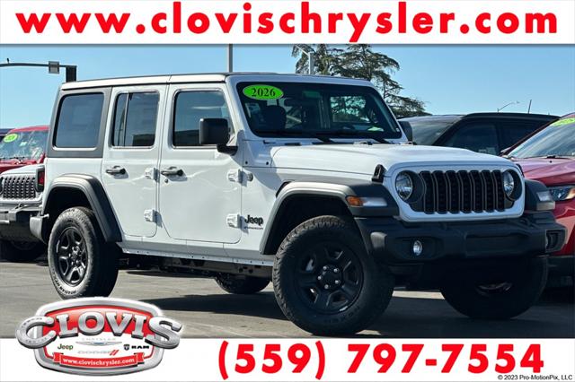 2026 Jeep Wrangler WRANGLER 4-DOOR SPORT 2026 Jeep Wrangler WRANGLER 4-DOOR SPORT