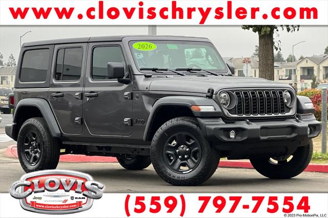 2026 Jeep Wrangler WRANGLER 4-DOOR SPORT 2026 Jeep Wrangler WRANGLER 4-DOOR SPORT