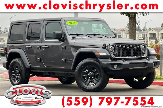 2026 Jeep Wrangler WRANGLER 4-DOOR SPORT 2026 Jeep Wrangler WRANGLER 4-DOOR SPORT