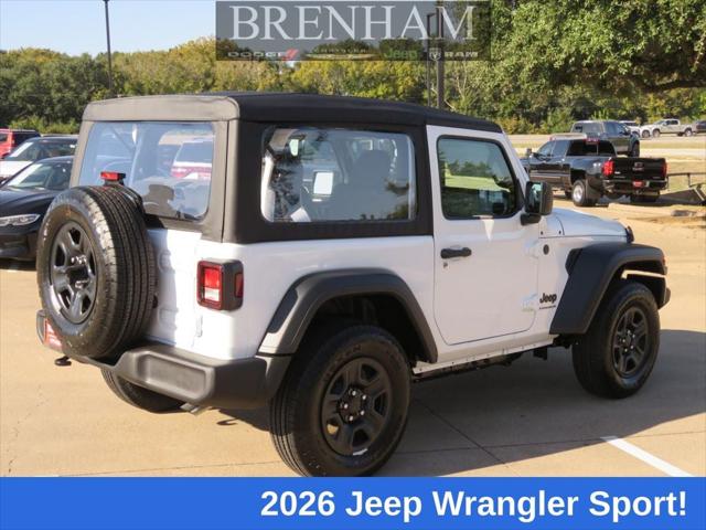 2026 Jeep Wrangler WRANGLER 2-DOOR SPORT 2026 Jeep Wrangler WRANGLER 2-DOOR SPORT