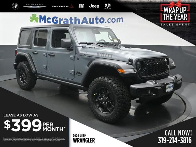 2026 Jeep Wrangler WRANGLER 4-DOOR WILLYS 2026 Jeep Wrangler WRANGLER 4-DOOR WILLYS